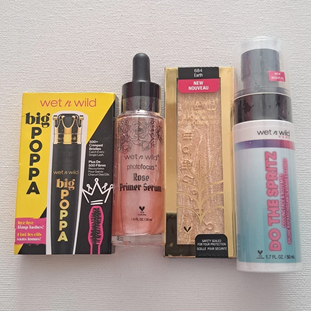 NWT Wet n Wild Makeup Bundle Set of 4